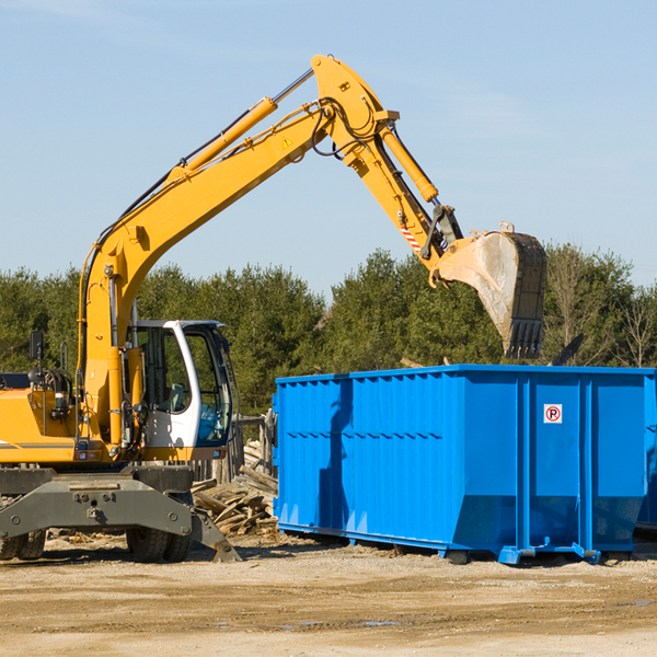 what happens if the residential dumpster is damaged or stolen during rental in Lavaca